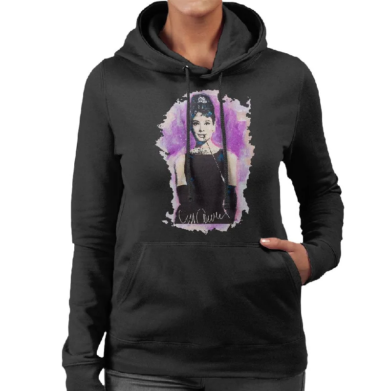 high-performance athletic hoodieAudrey Hepburn Women's Hooded Sweatshirt