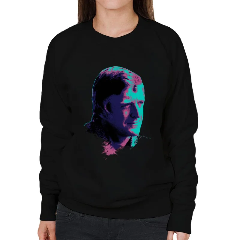 athletic streetwear sweatshirtTV Times Michael Parkinson 1976 Pop Art Stylised Women's Sweatshirt