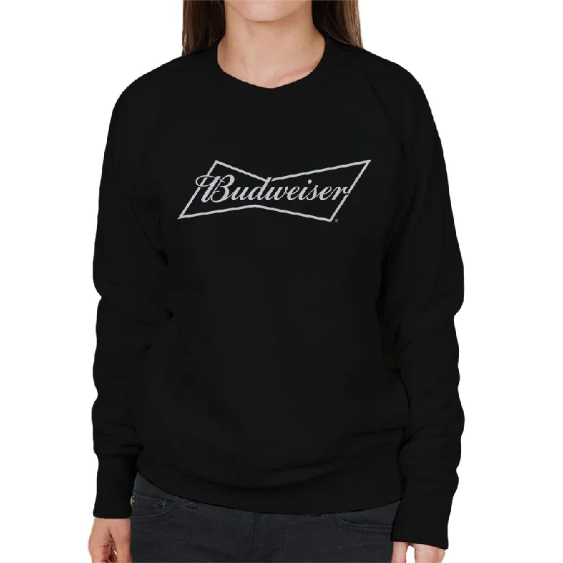 Lowest Prices modern sports hoodieBudweiser White Logo Women's Sweatshirt