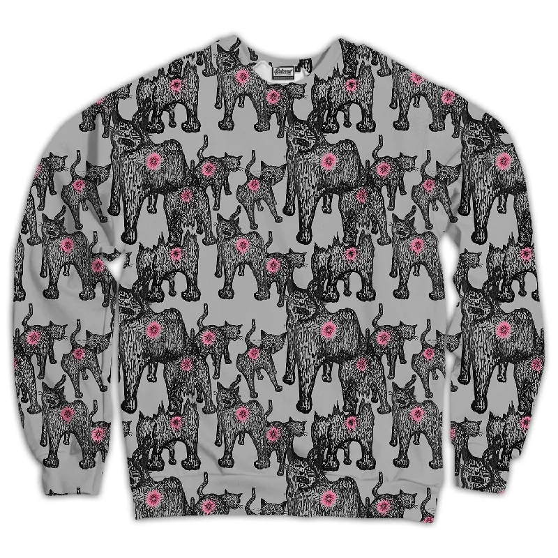 Deal of the Day high-end athletic hoodieCat Butts Unisex Sweatshirt