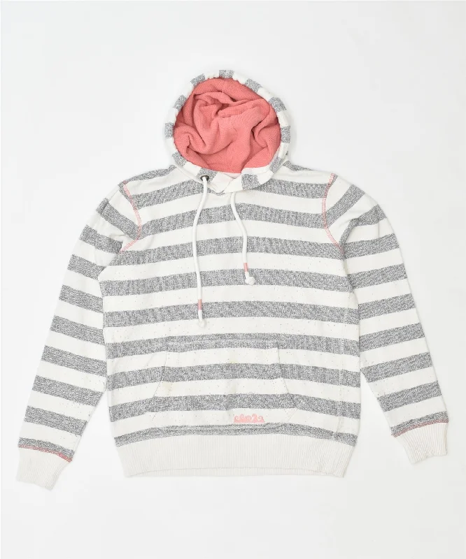 Special Price comfortable stylish hoodieFAT FACE Womens Loose Fit Graphic Hoodie Jumper UK 6 XS Grey Cotton
