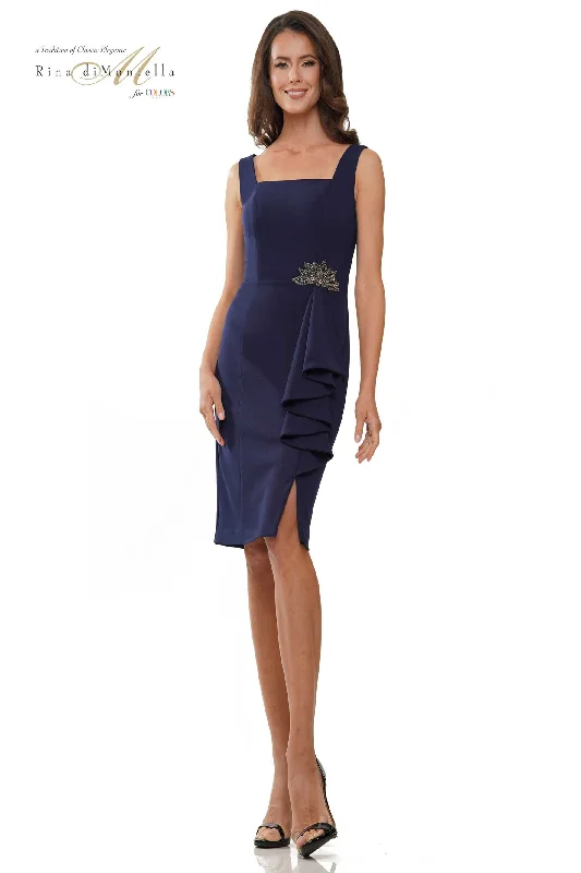 Unbeatable Prices satin midi dressRina Di Montella RD123