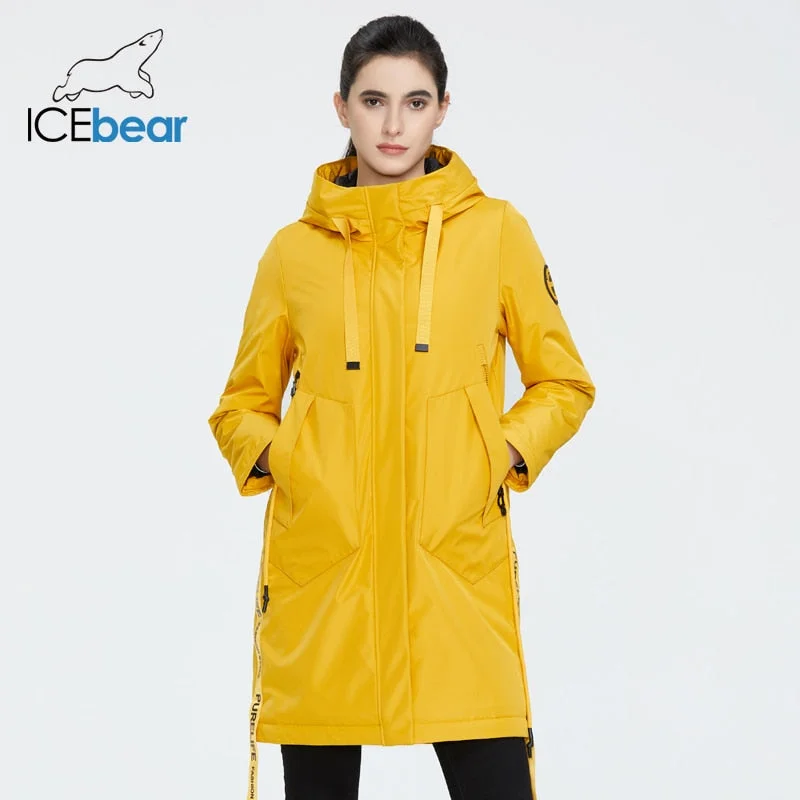 Women spring jacket women coat with a hood casual wear quality coats brand clothing