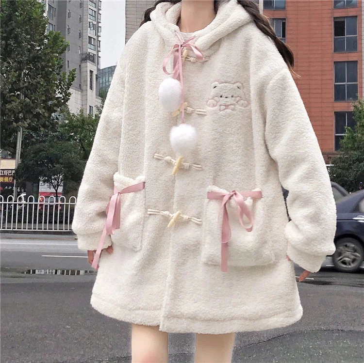Limited Availability Japanese cute bear plush coat yv31245