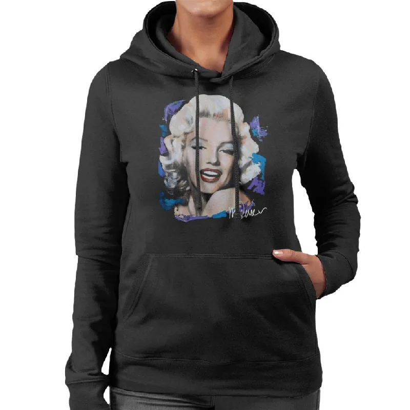 Must-Have Deals workout-ready hoodieSidney Maurer Original Portrait Of Marilyn Monroe Red Lips Women's Hooded Sweatshirt Must-Have Deals workout-ready hoodieSidney Maurer Original Portrait Of Marilyn Monroe Red Lips Women's Hooded Sweatshirt
