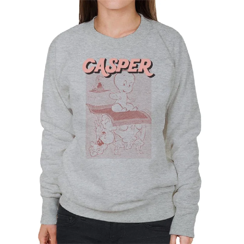 Early Access luxe gym hoodieCasper The Friendly Ghost Characters On Flying Carpet Women's Sweatshirt Early Access luxe gym hoodieCasper The Friendly Ghost Characters On Flying Carpet Women's Sweatshirt