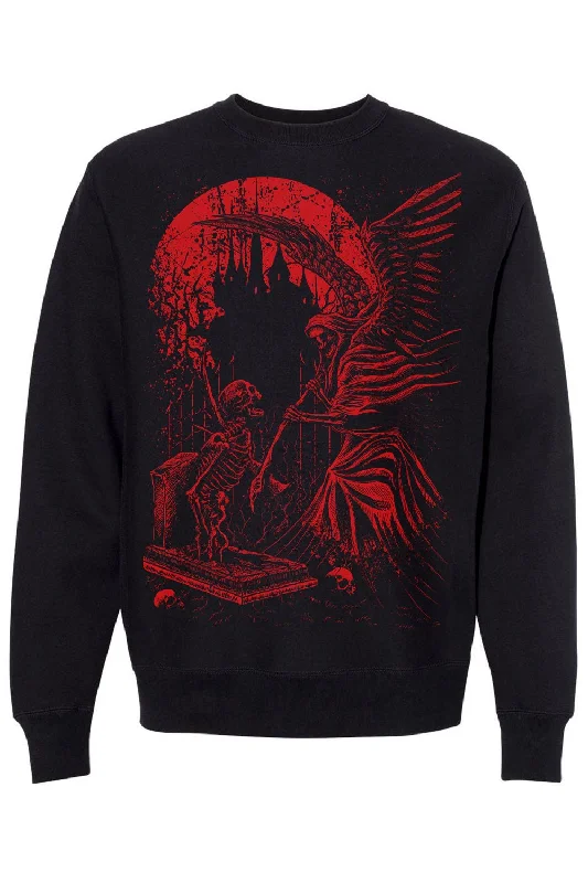 Deal Zone Grave Robber Sweatshirt [BLOOD RED]