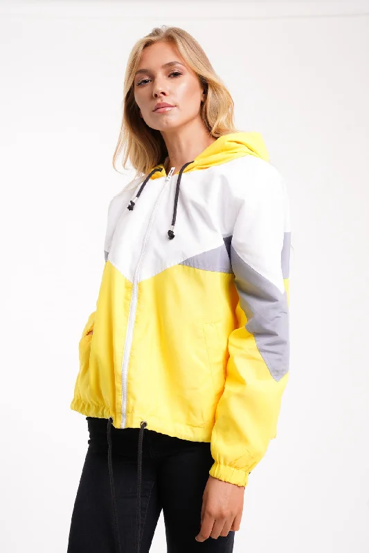 summer floral dressMillie Yellow Colour Block Lightweight Jacket