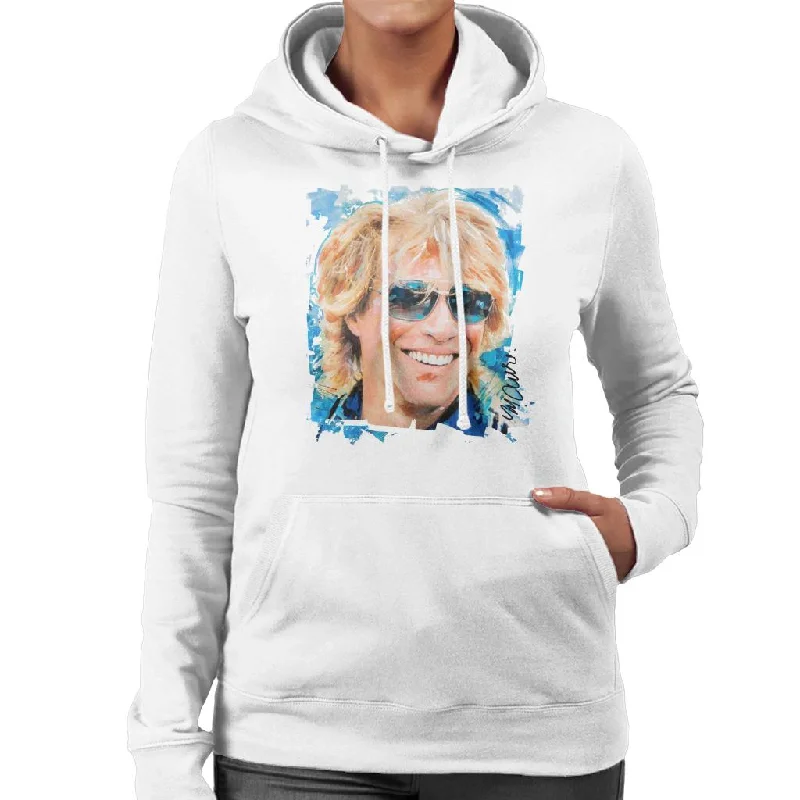 Big Discounts casual workout hoodieSidney Maurer Original Portrait Of Jon Bon Jovi Women's Hooded Sweatshirt Big Discounts casual workout hoodieSidney Maurer Original Portrait Of Jon Bon Jovi Women's Hooded Sweatshirt