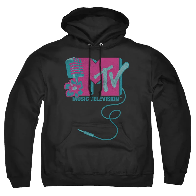 Final Markdown performance hoodie for gymMTV Microphone Logo - Pullover Hoodie