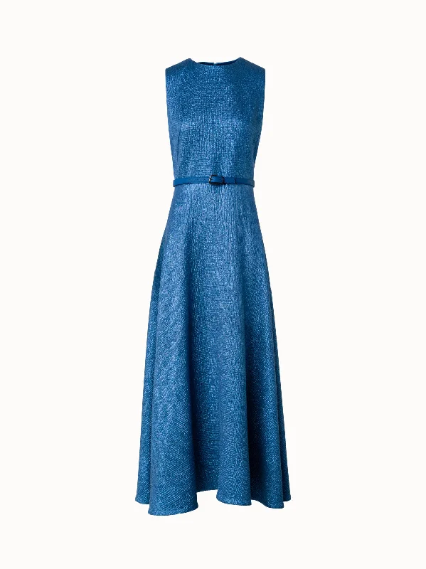 relaxed fit dressWool Silk Lurex Midi Dress