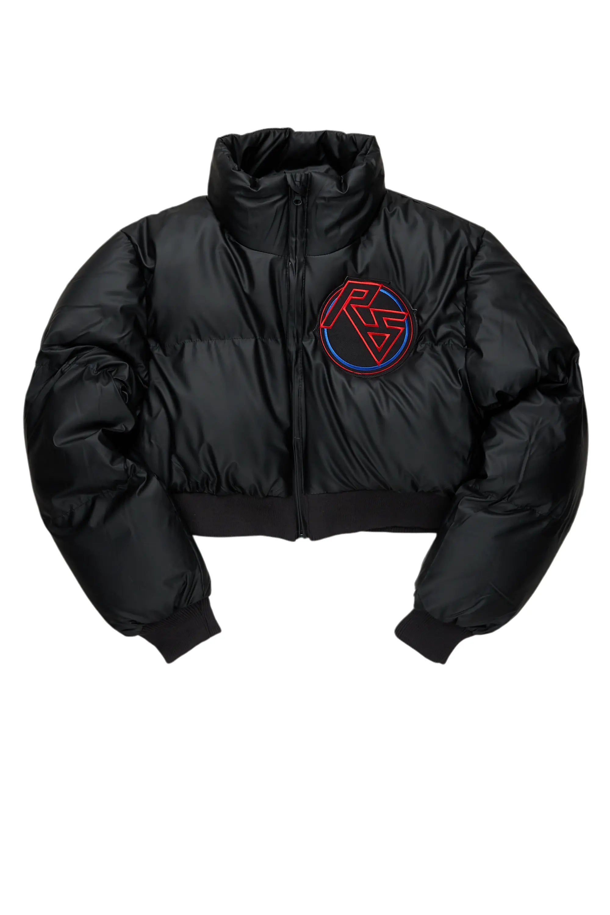 Act Now Genese Black Puffer Jacket