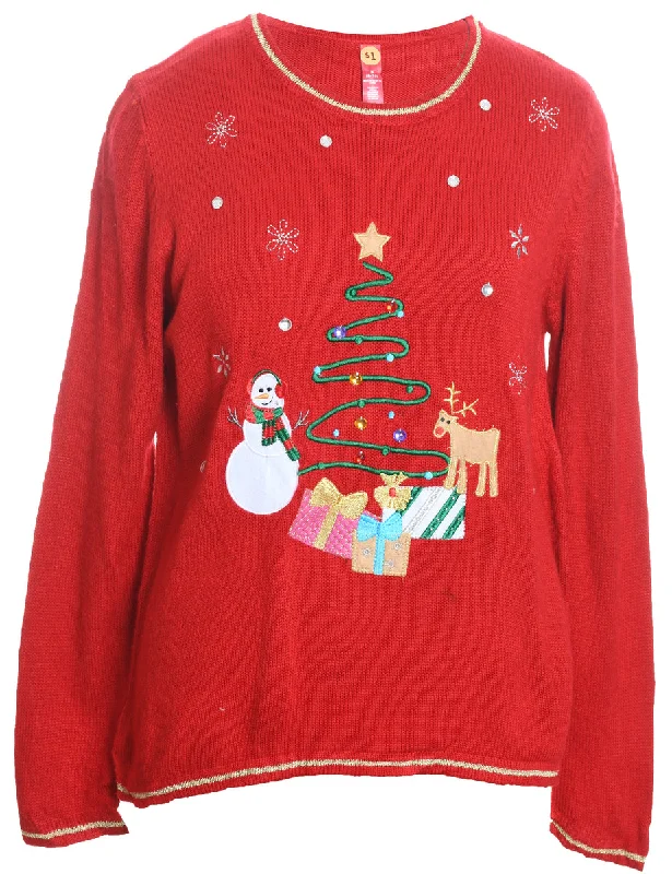Deal of the Week Snowman Christmas Jumper - M