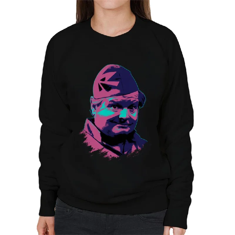 minimaTV Times Benny Hill Home Guard Pop Art Stylised Women's Sweatshirt