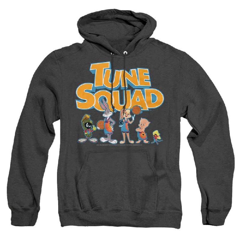 Epic Deals cozy hooded sweatshirtSpace Jam - A New Legacy Tune Squad Letters - Heather Pullover Hoodie