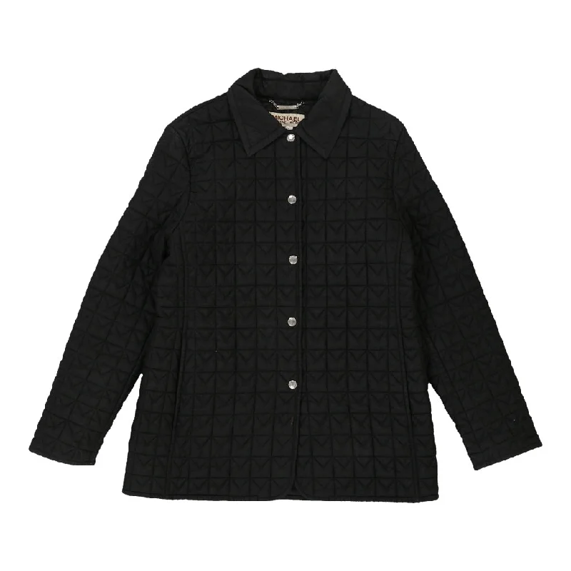 Super Sale Michael By Michael Kors Coat - Medium Black Nylon