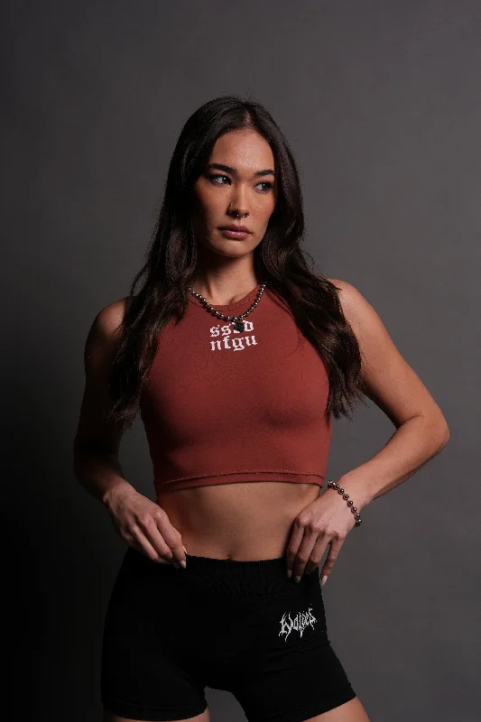 One-DAY Sale SSDDNFGU "Energy" Racerback Tank in Canyon Rust