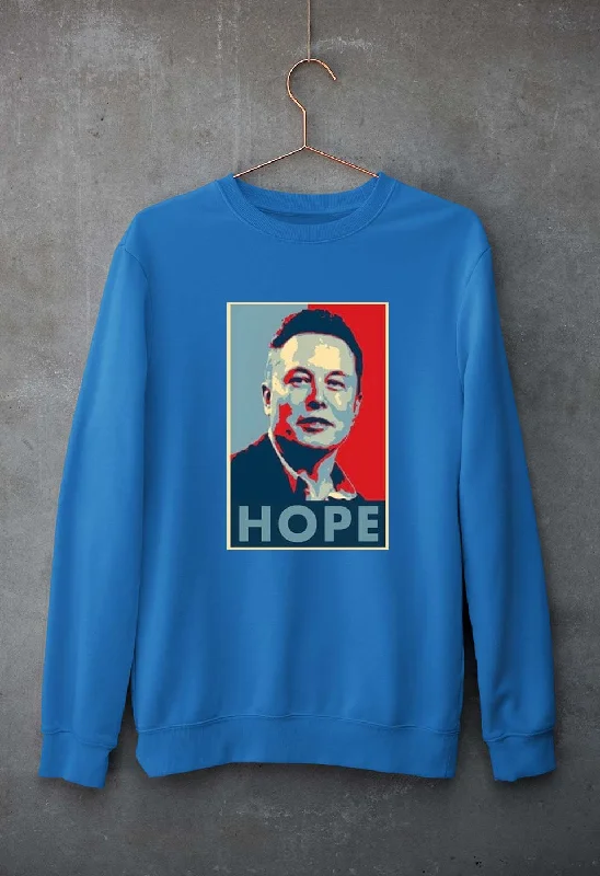 high-end athletic hoodieElon Musk Hope Unisex Sweatshirt for Men/Women