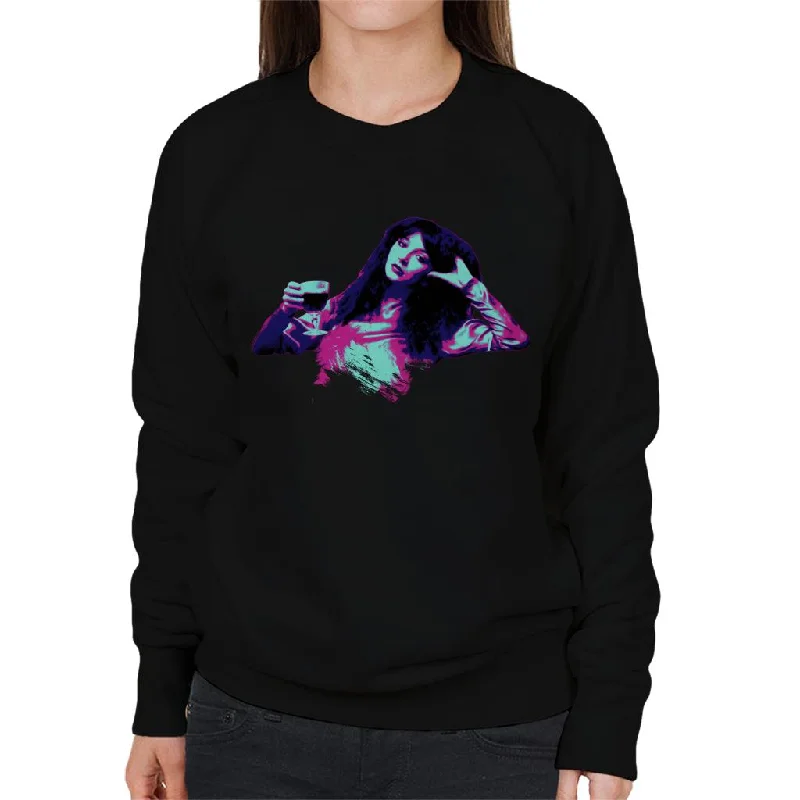 high-performance athletic hoodieTV Times Kate Bush Laid Back Pop Art Stylised Women's Sweatshirt