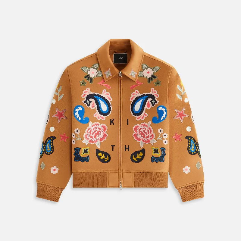 Last Chance Kith Women Brisa II Paisley Applique Bomber - Mesa