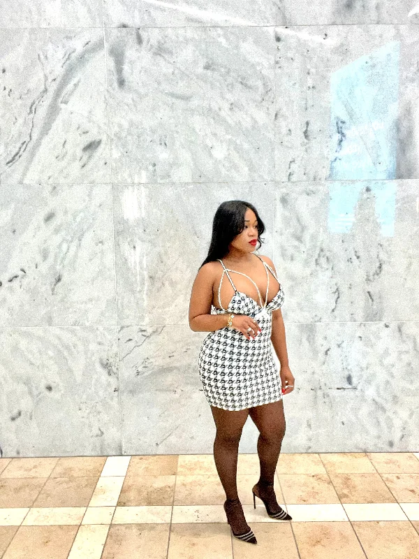 Midnight Madness Tamia Houndstooth Mini