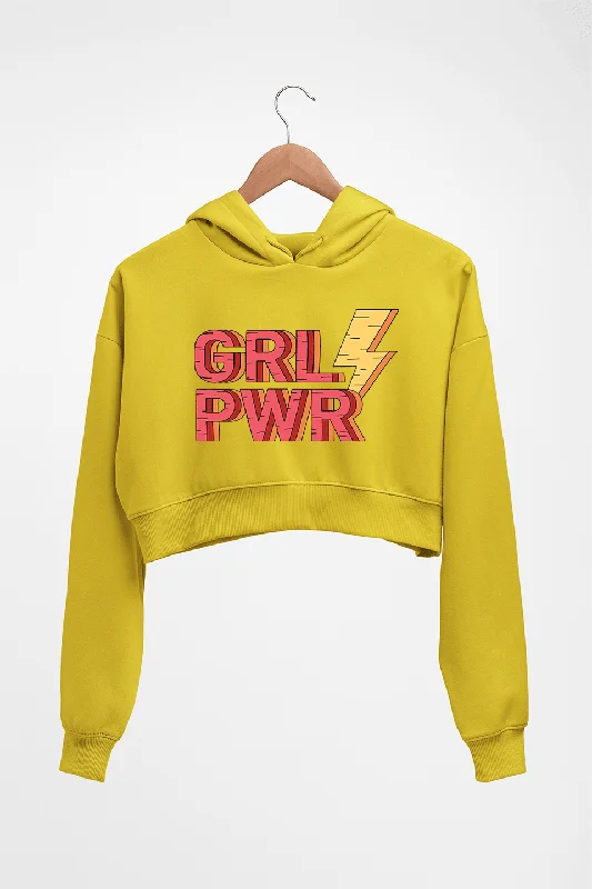 Huge Savings comfortable hoodieFeminist Girl Power Crop HOODIE FOR WOMEN