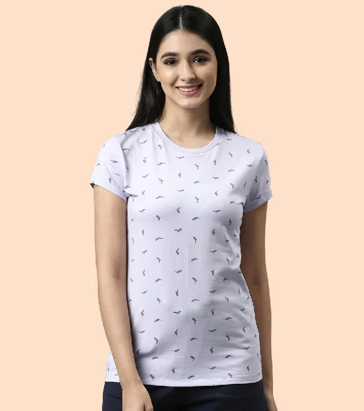 Today Only Basic Crew Tee – Printed | Short Sleeve Crew Neck Stretch Cotton Tee