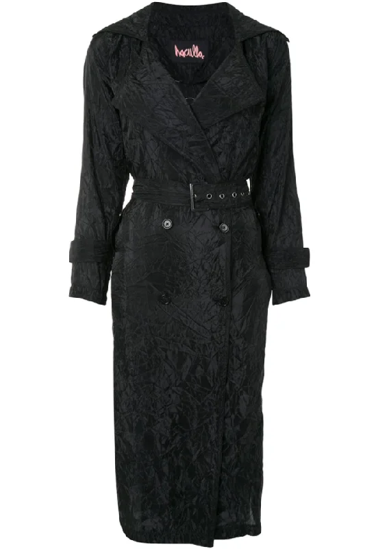Exclusive Preview SING TRENCH COAT BLACK