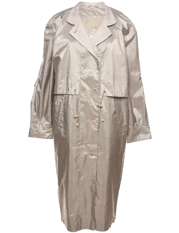 Early Access Single Breasted Classic Beige Trench Coat - XL