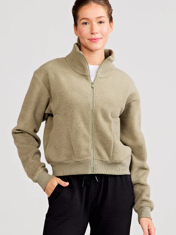 Deal Frenzy Chamonix Sherpa Bomber Jacket