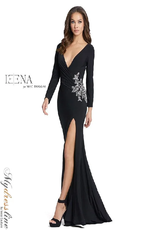 Daily Deals printed dressMac Duggal 41016