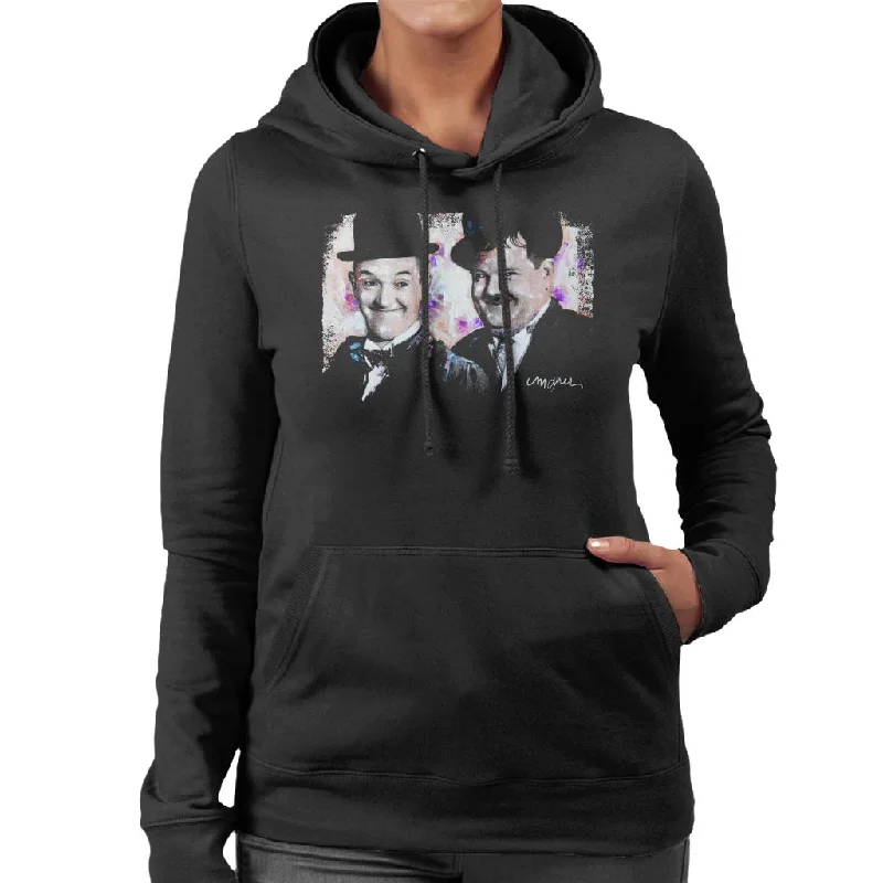 While Supplies Last stylish athletic hoodieSidney Maurer Original Portrait Of Laurel And Hardy Women's Hooded Sweatshirt While Supplies Last stylish athletic hoodieSidney Maurer Original Portrait Of Laurel And Hardy Women's Hooded Sweatshirt