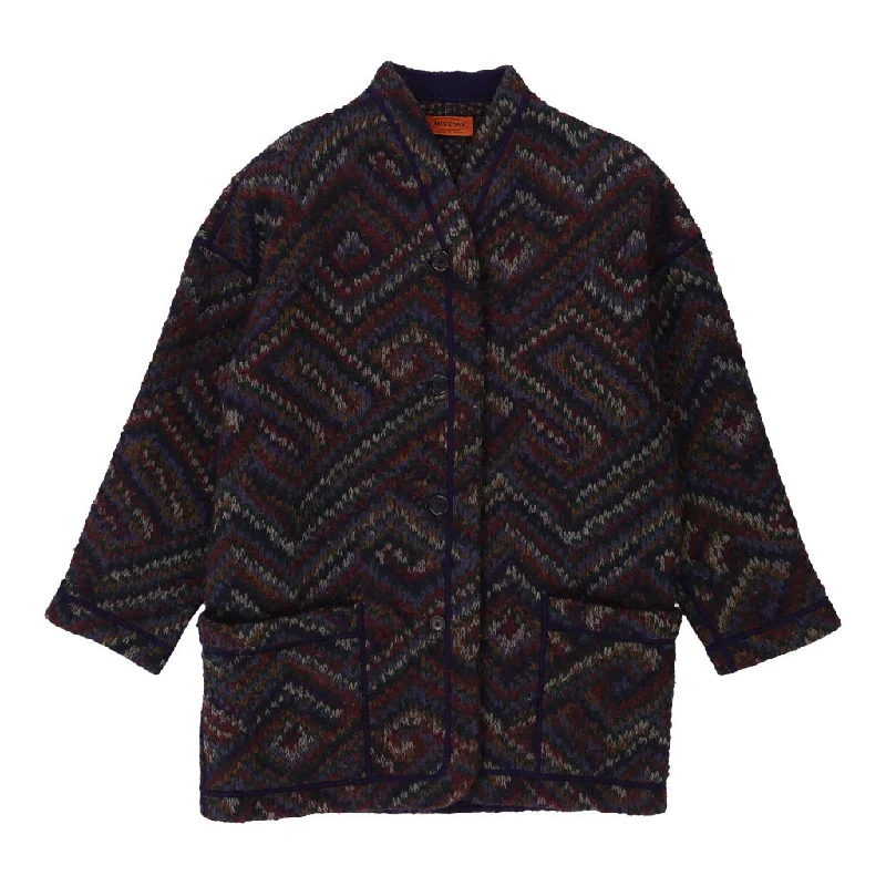 Instant Discount Missoni Coat - Large Multicoloured Wool Blend