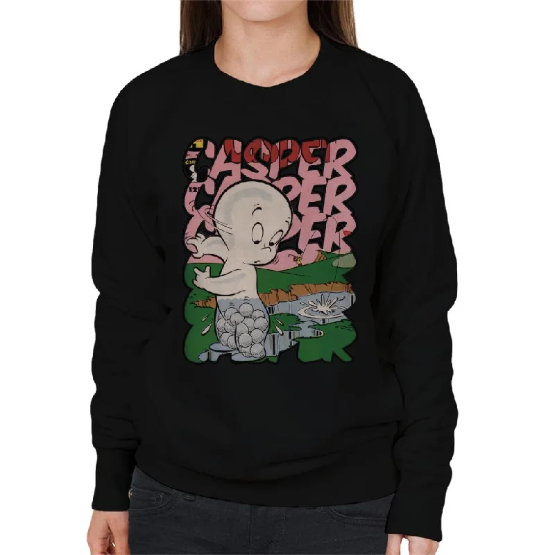 Price Buster fitness lifestyle hoodieCasper The Friendly Ghost Golf Water Women's Sweatshirt Price Buster fitness lifestyle hoodieCasper The Friendly Ghost Golf Water Women's Sweatshirt