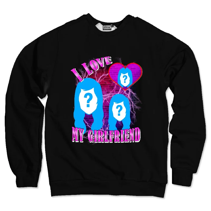 modern sports hoodieI Love My Girlfriend Custom Unisex Sweatshirt