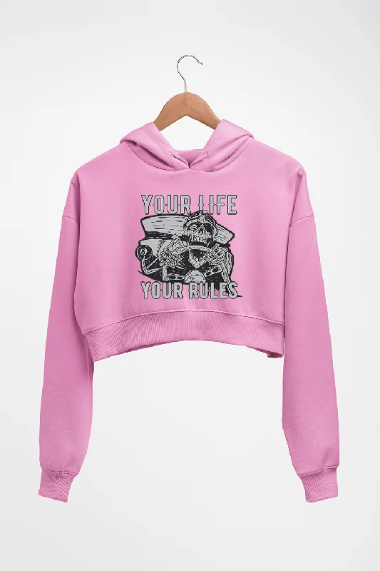 Price Drop sleek zip-up hoodieSkull Crop HOODIE FOR WOMEN