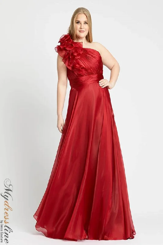 Quick Sale long-sleeve floral dressMac Duggal 49171