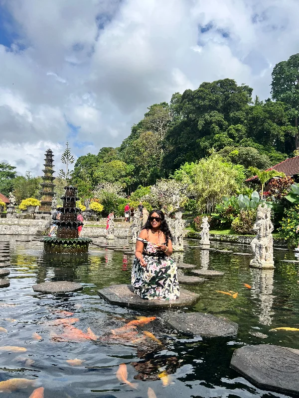 Act Now Bali Floral Dress