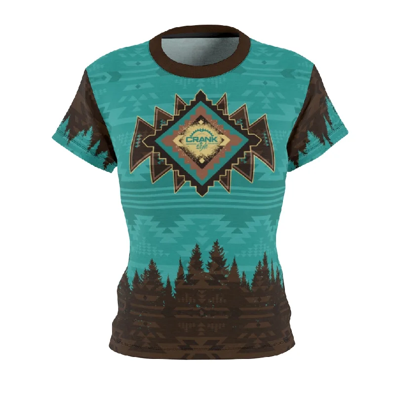 lightweight fitness hoodieSW Aztec Turquoise & Brown MTB Jersey