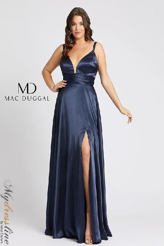 Extra Discounts satin midi dressMac Duggal 49044