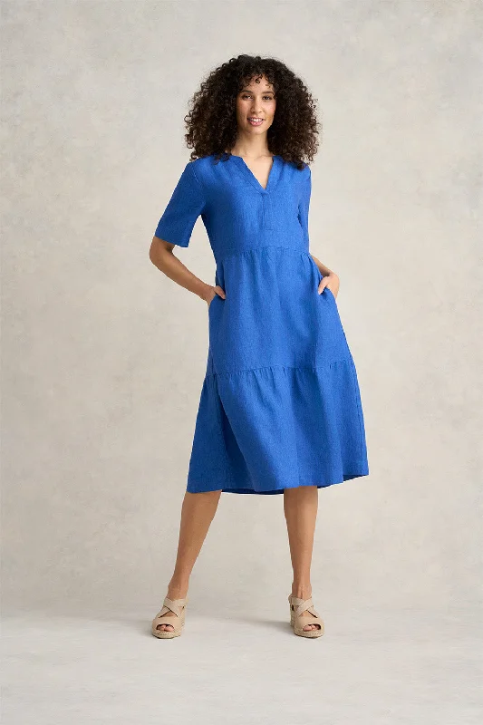 fitted bodycon dressTiered Linen Dress