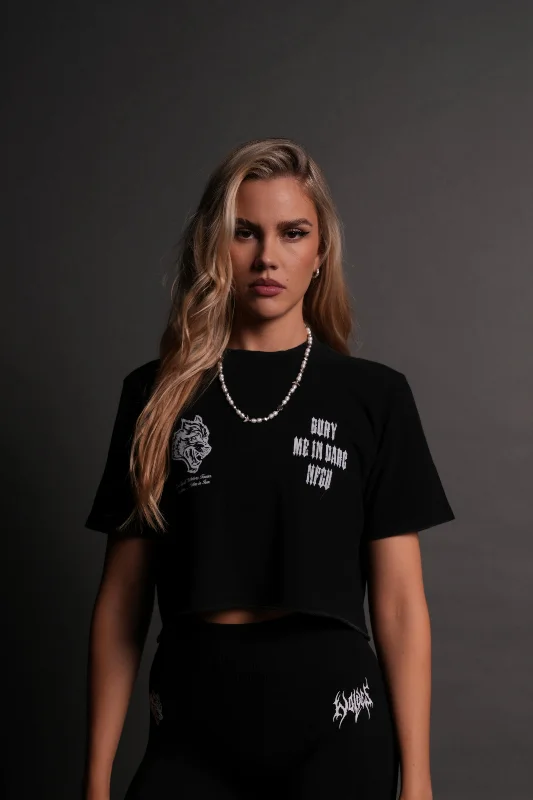 Today’s Deal Bury Me In Darc NFGU "Premium" (Cropped) Tee in Black