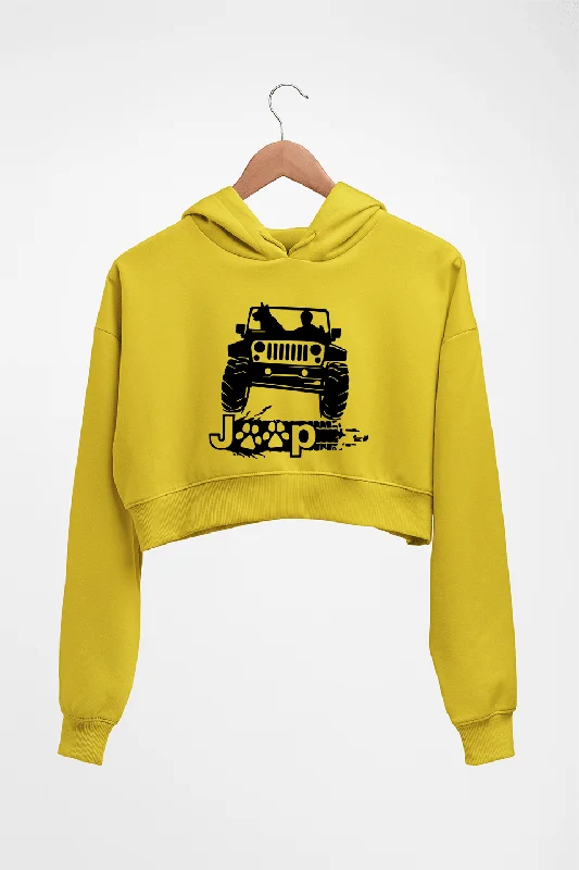 cozy hooded jacketJeep Crop HOODIE FOR WOMEN