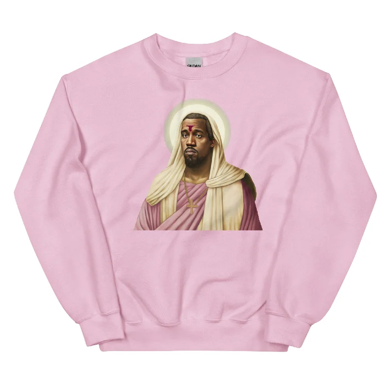 Deal Explosion versatile gym hoodieKanye Christ Unisex Sweatshirt