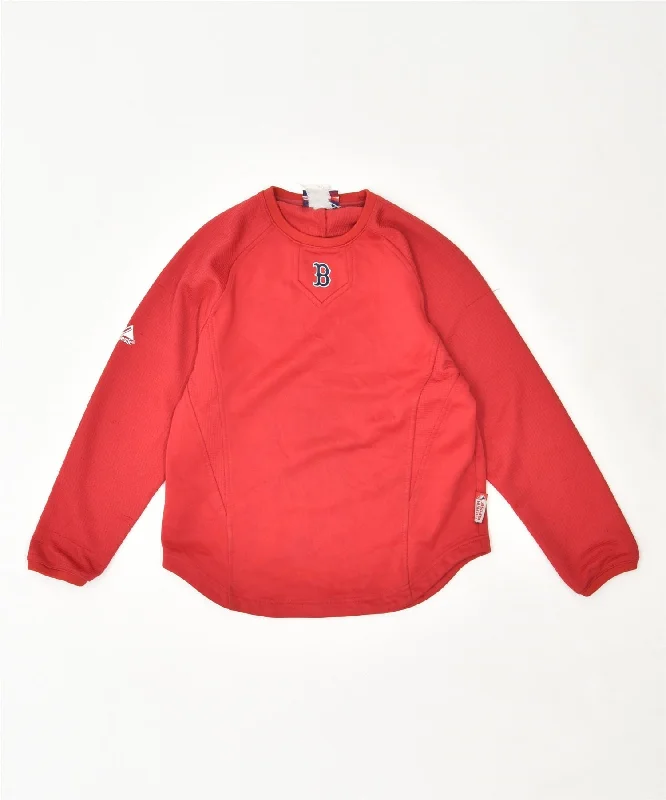Stock Clearance stylish pullover sweatshirtMAJESTIC Womens Sweatshirt Jumper UK 12 Medium Red Vintage Stock Clearance stylish pullover sweatshirtMAJESTIC Womens Sweatshirt Jumper UK 12 Medium Red Vintage