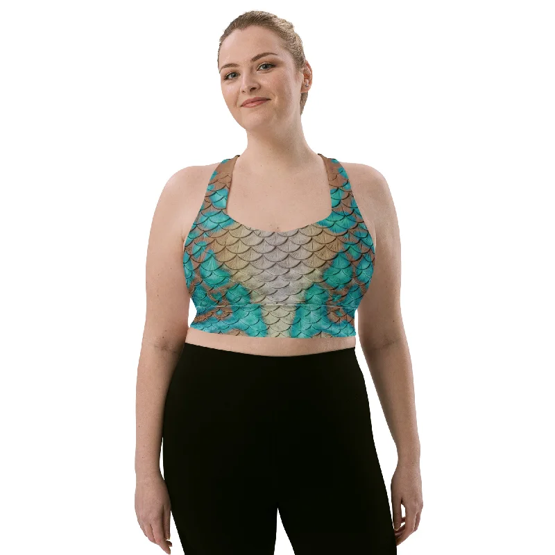 Special Savings Queen Conch Longline Sports Bra
