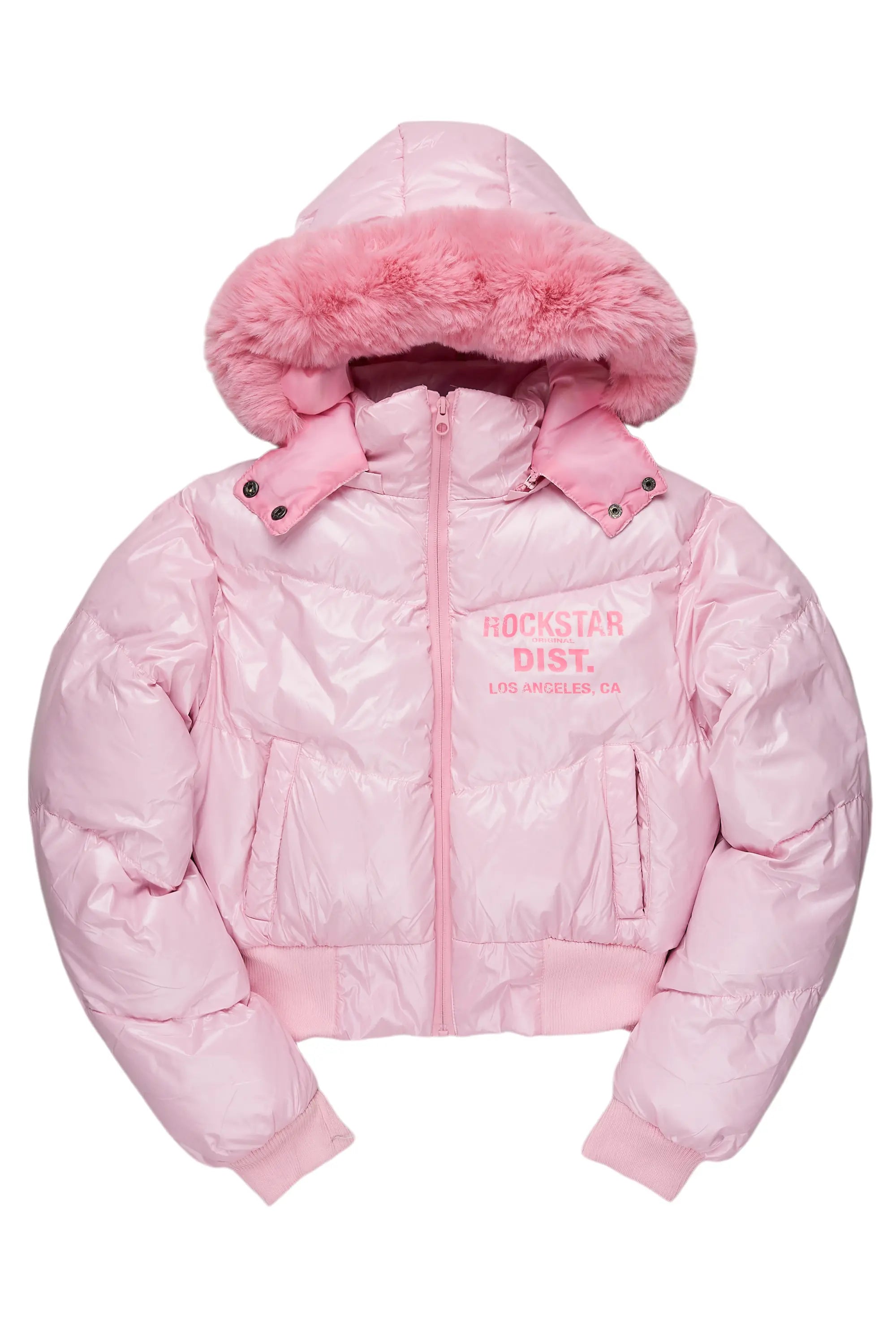 While Supplies Last Moncia Pink Puffer Jacket