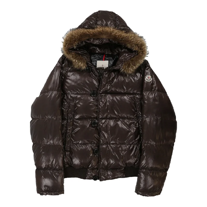 Bargain Bin Moncler Puffer - 2XL Brown Polyamide
