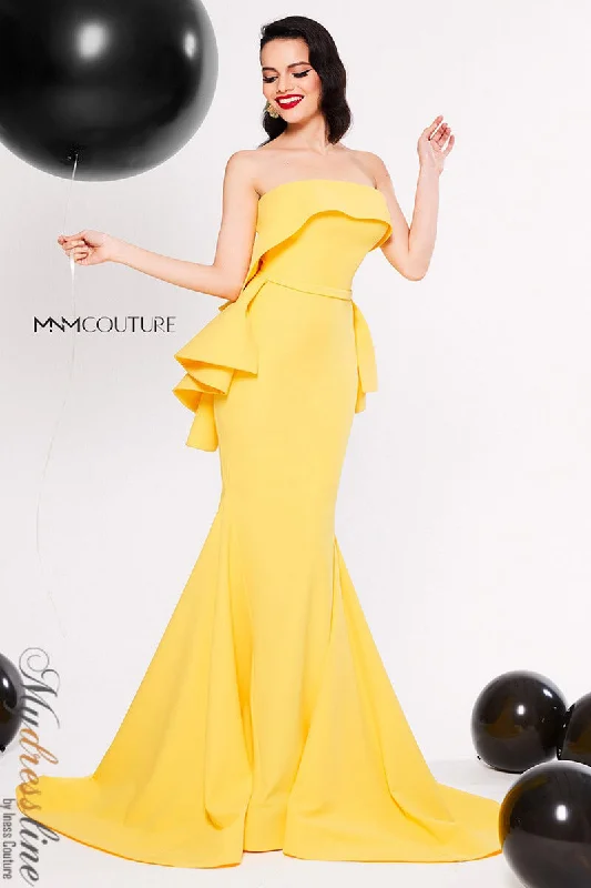 Exclusive Access puff sleeve dressMNM Couture N0325