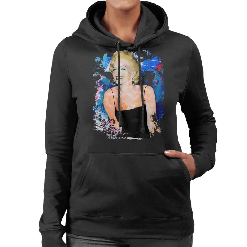 Price Rollback athletic style hoodieSidney Maurer Original Portrait Of Marilyn Monroe Black Dress Women's Hooded Sweatshirt Price Rollback athletic style hoodieSidney Maurer Original Portrait Of Marilyn Monroe Black Dress Women's Hooded Sweatshirt